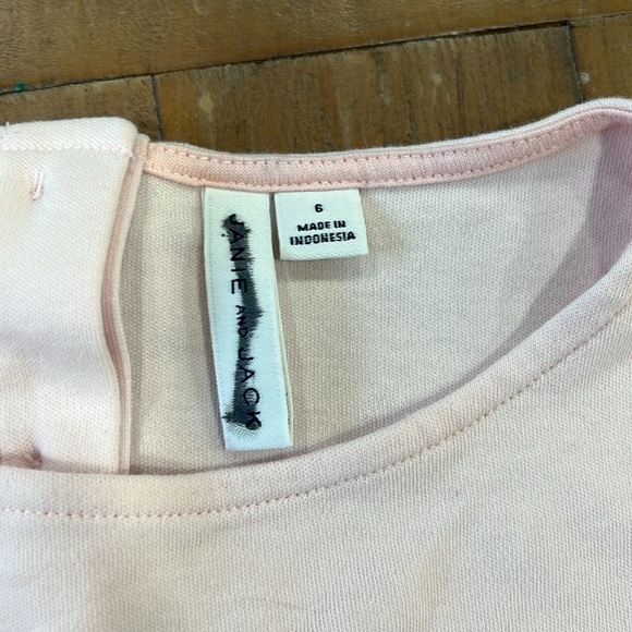 Janie and jack pink faux fur trim tee - Picture 3 of 6